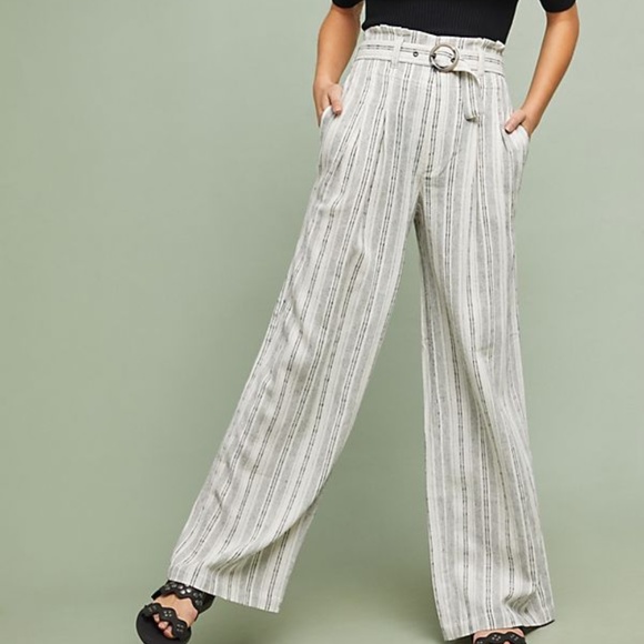 Anthropologie Pants - Anthropologie Mauritius Paperbag-Waisted Pants